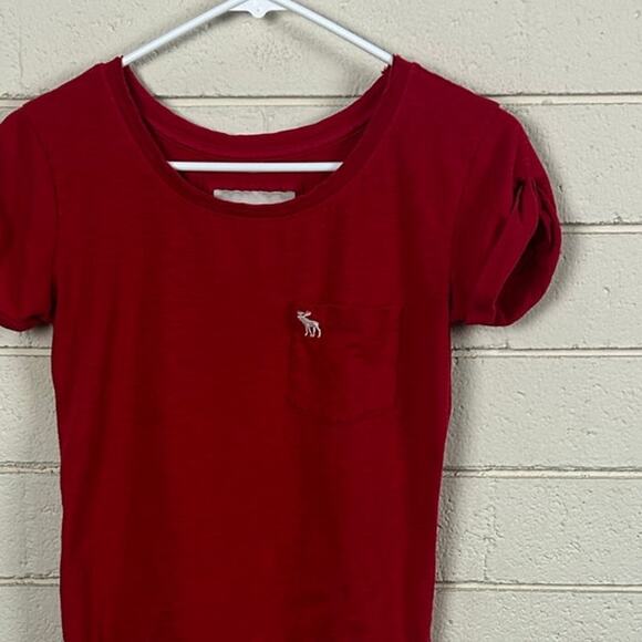 Abercrombie & Fitch Y2K Red Tee size XS - Picture 5 of 8